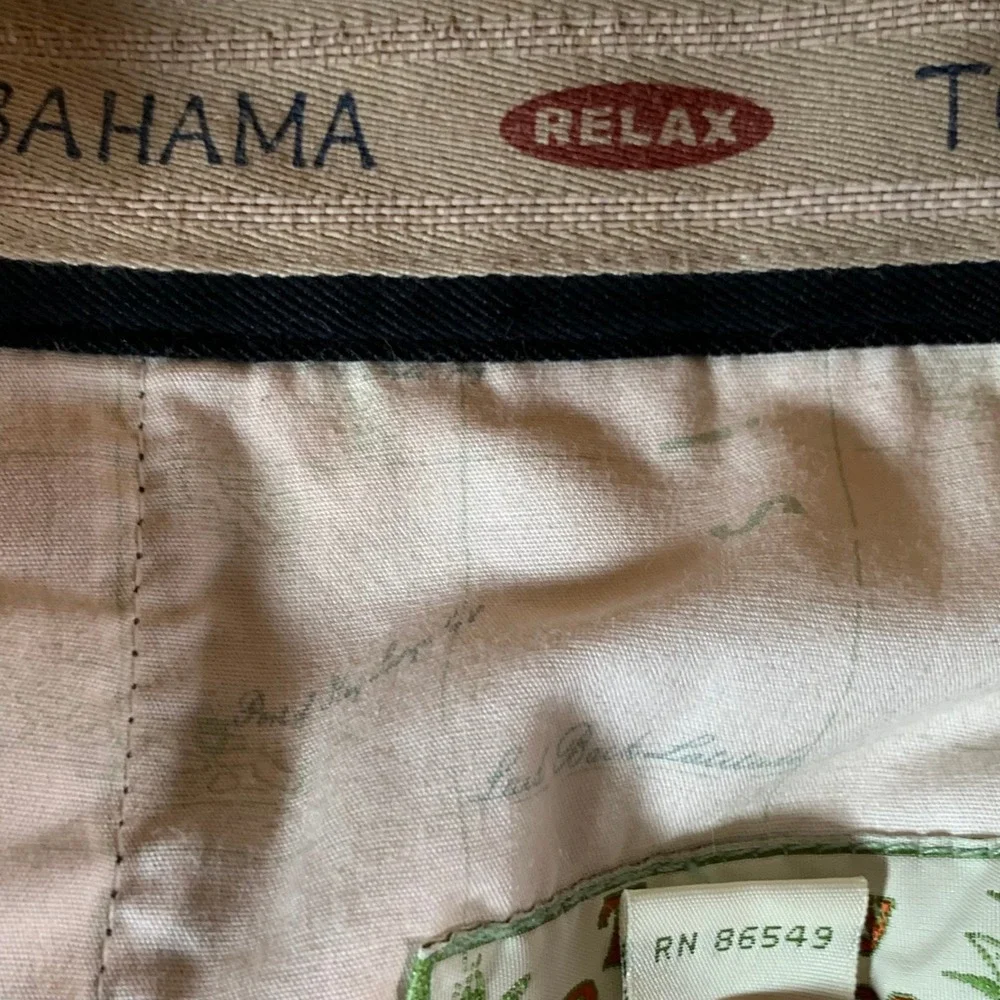 Tommy Bahama Relax Mens 40 Black 100% Silk Pleated Front Casual Shorts RN 86549